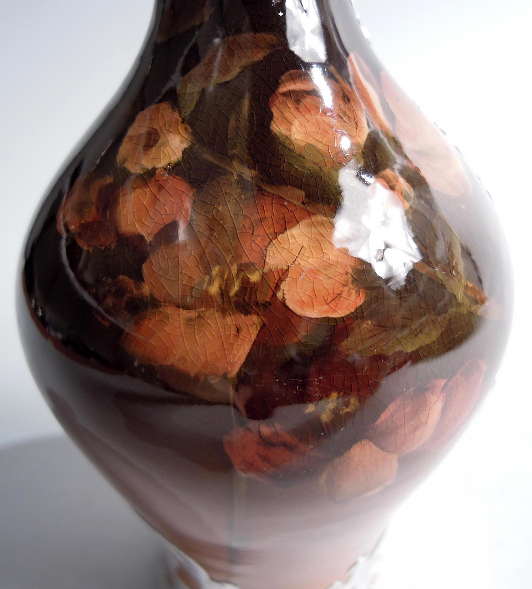 Vase à incrustation d'argent Rookwood American Art Nouveau Craftsman, 1896 Bon état - En vente à New York, NY