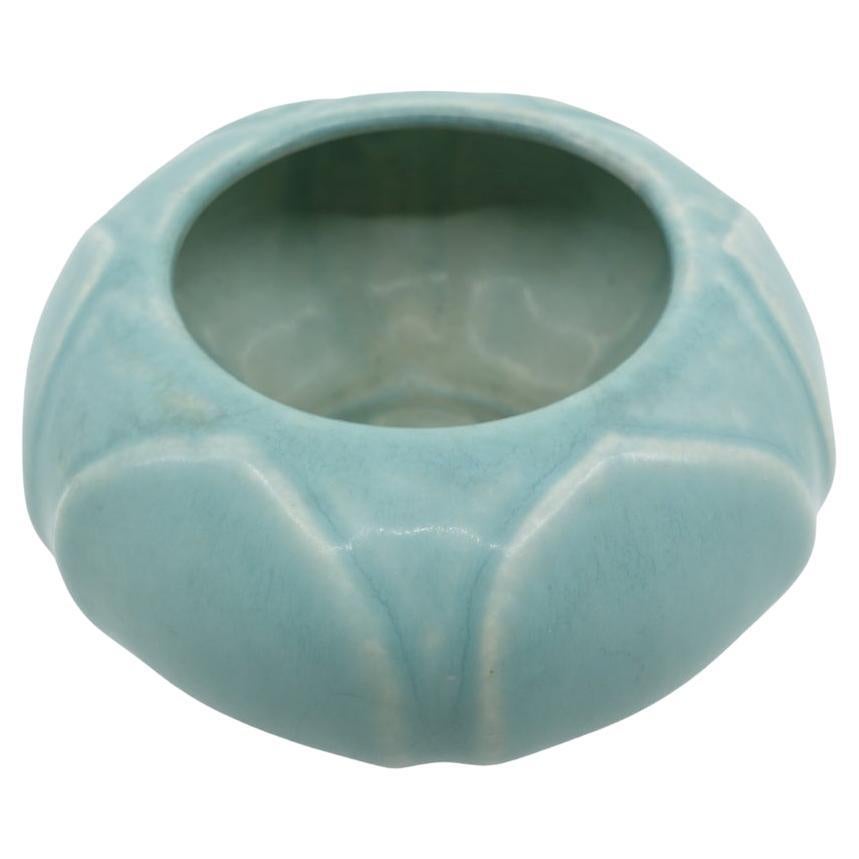 Rookwood American Art Pottery Turquoise Incised Design Bowl - 1921