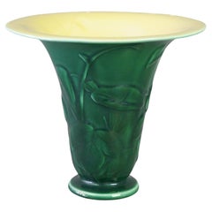 Vintage Rookwood Art Pottery Flared Trumpet  Vase Dated 1949
