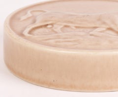 Rookwood Chas G Schmidt Boss Butchers Ceramic Advertising Paperweight