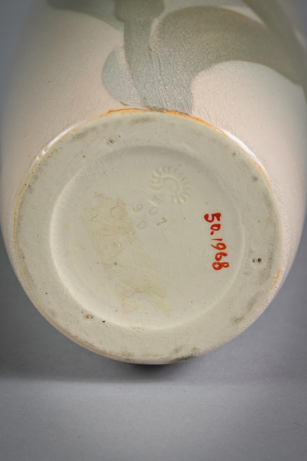 Porcelain Rookwood Iris-Glazed Vase, Dated 1903 For Sale