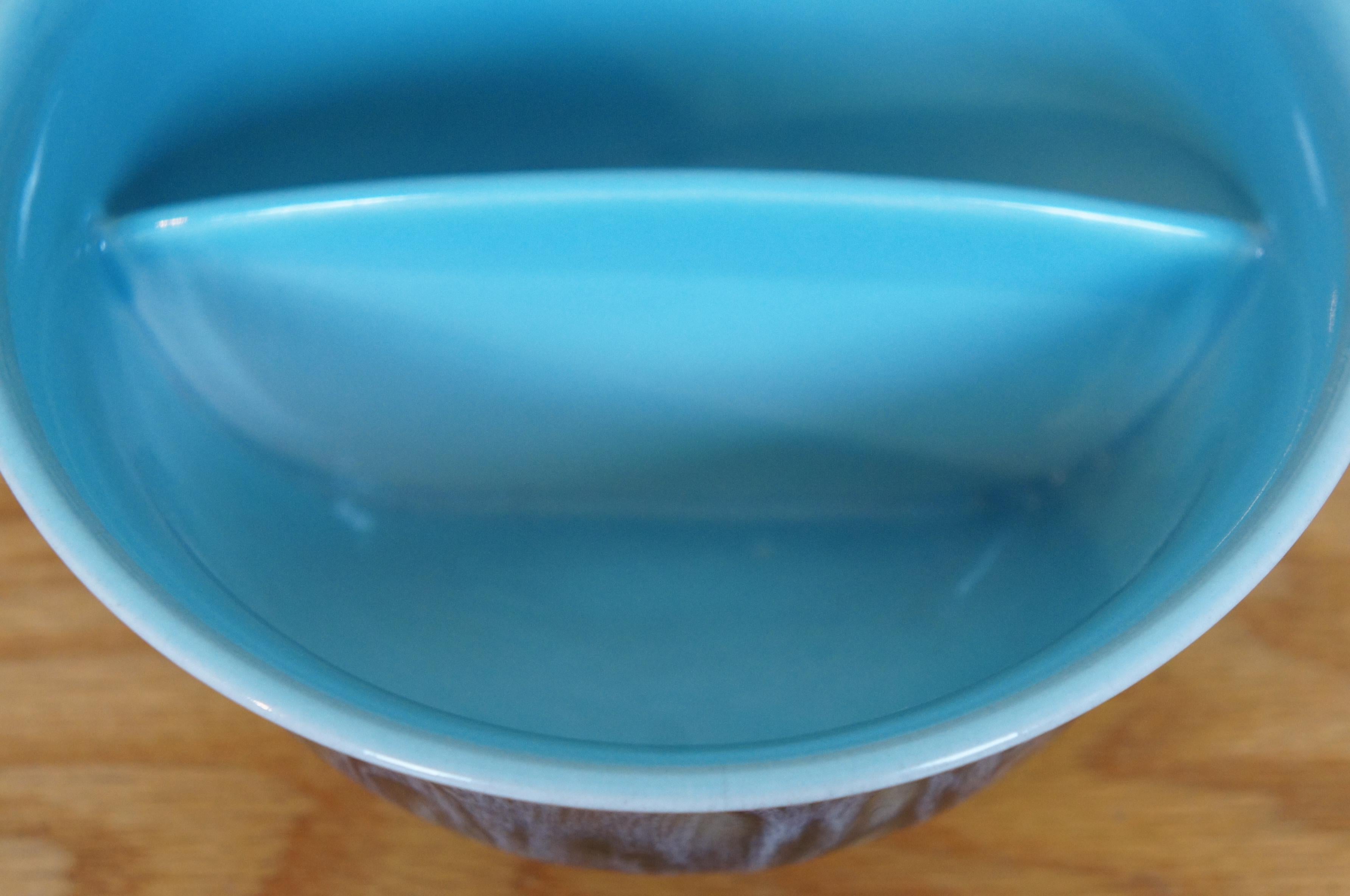 Plato Compota Dividido Rookwood Mid Century 1949 XLIX 7024 6.5