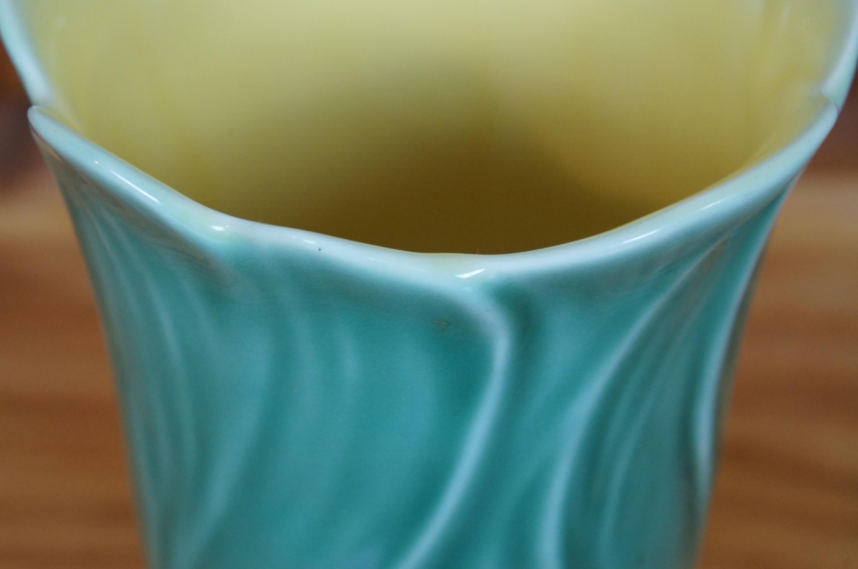 Rookwood Pottery 1951 LI 6969 Vaso di fiori con piede Urna 8