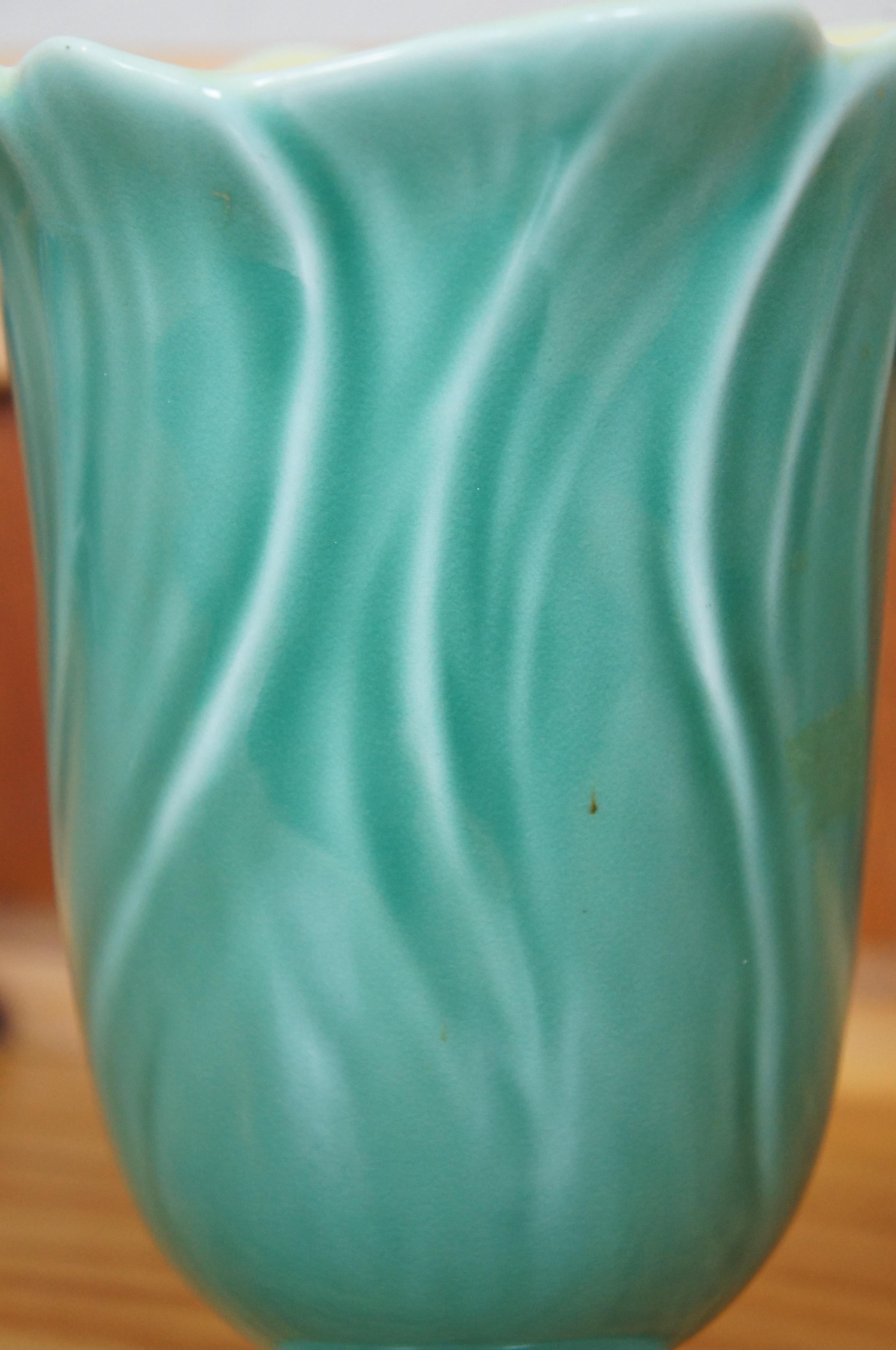 Rookwood Pottery 1951 LI 6969 Vaso di fiori con piede Urna 8