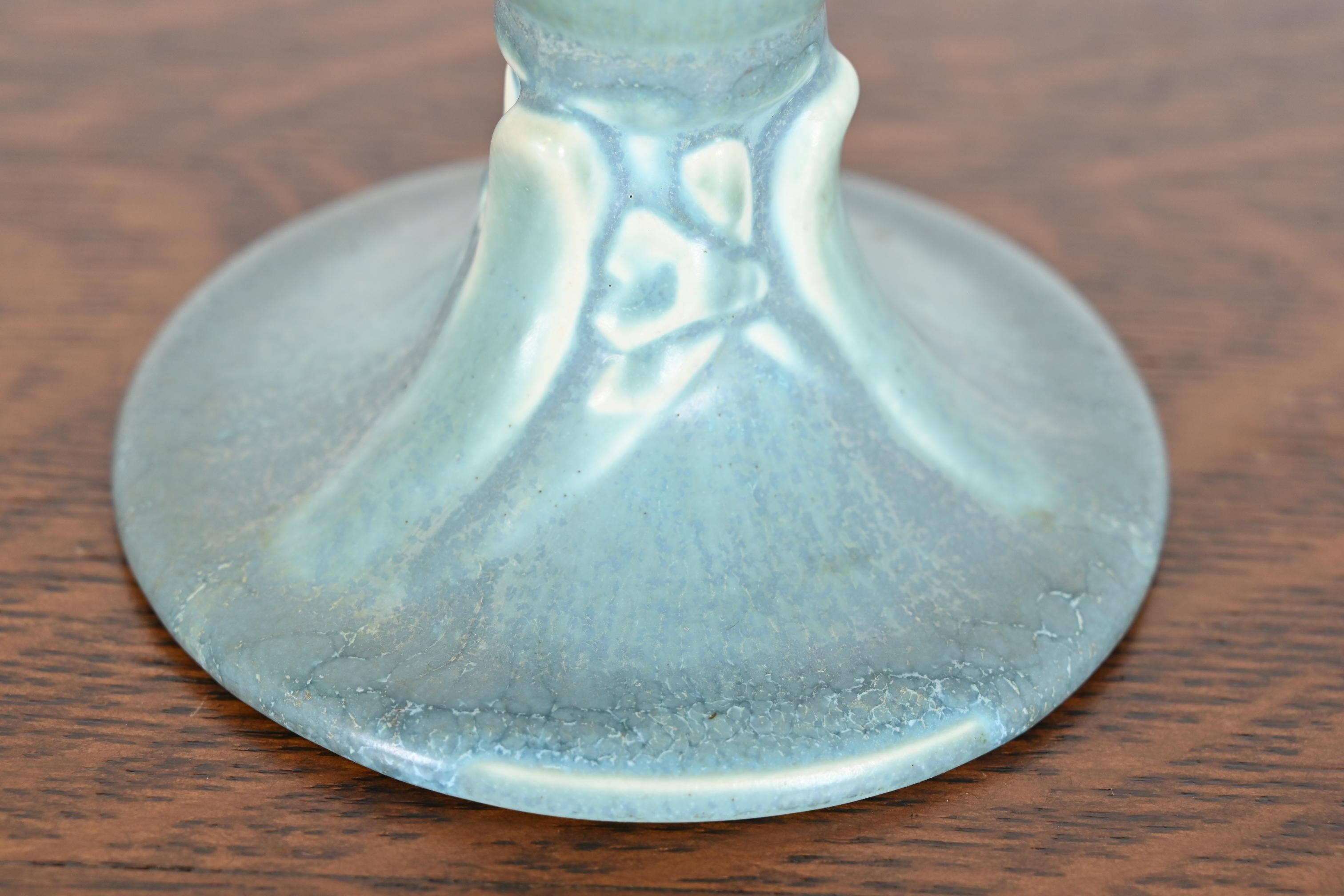 Bougeoirs Arts & Crafts en céramique émaillée Rookwood Pottery, 1946 en vente 1