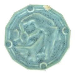 Pisapapeles de cerámica esmaltada de Rookwood Pottery Arts & Crafts, 1940