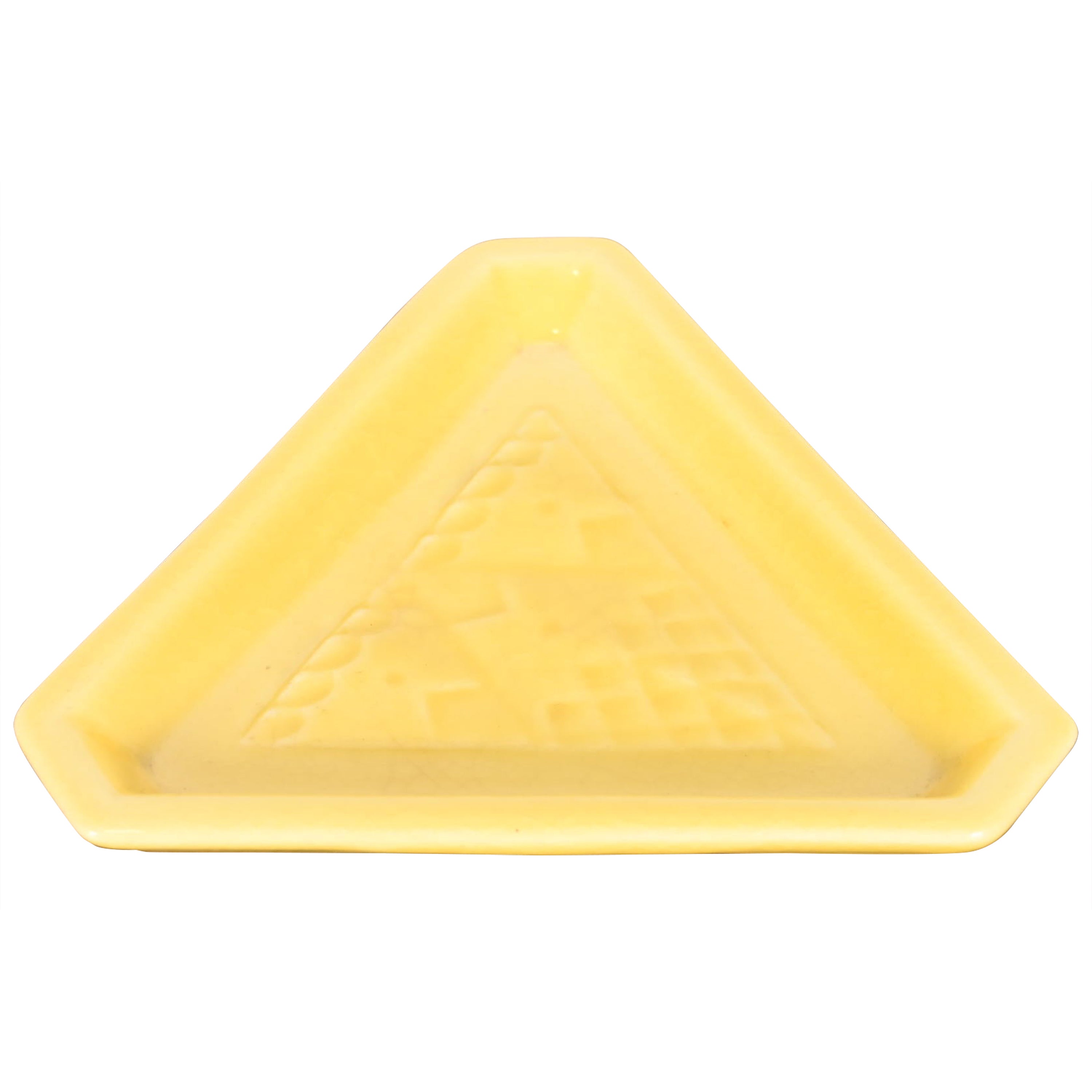 Rookwood Pottery Arts & Crafts Glazed Ceramic Triangular Catchall, 1952