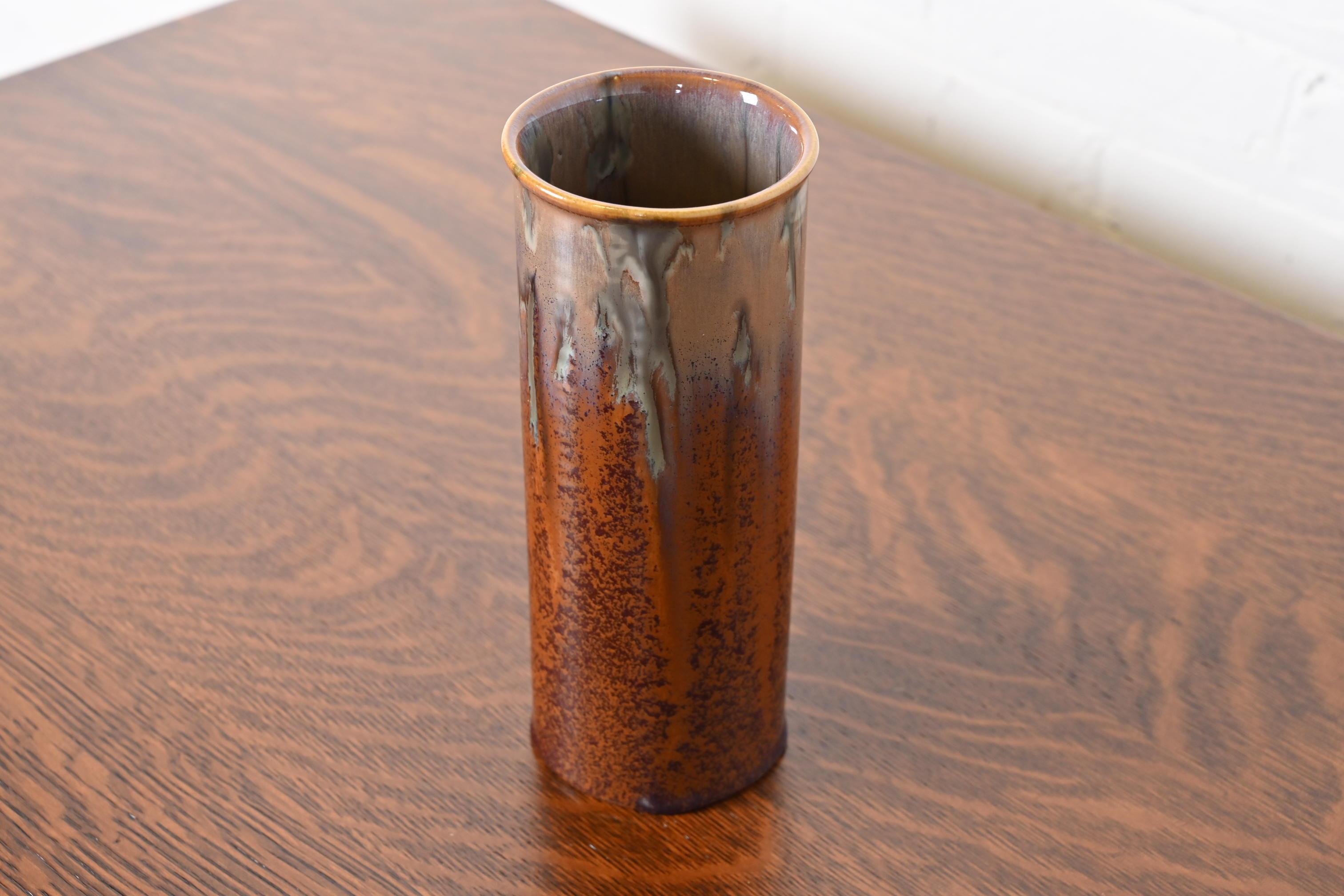 American Rookwood Pottery Arts & Crafts Glazed Ceramic Vase, 1932 For Sale