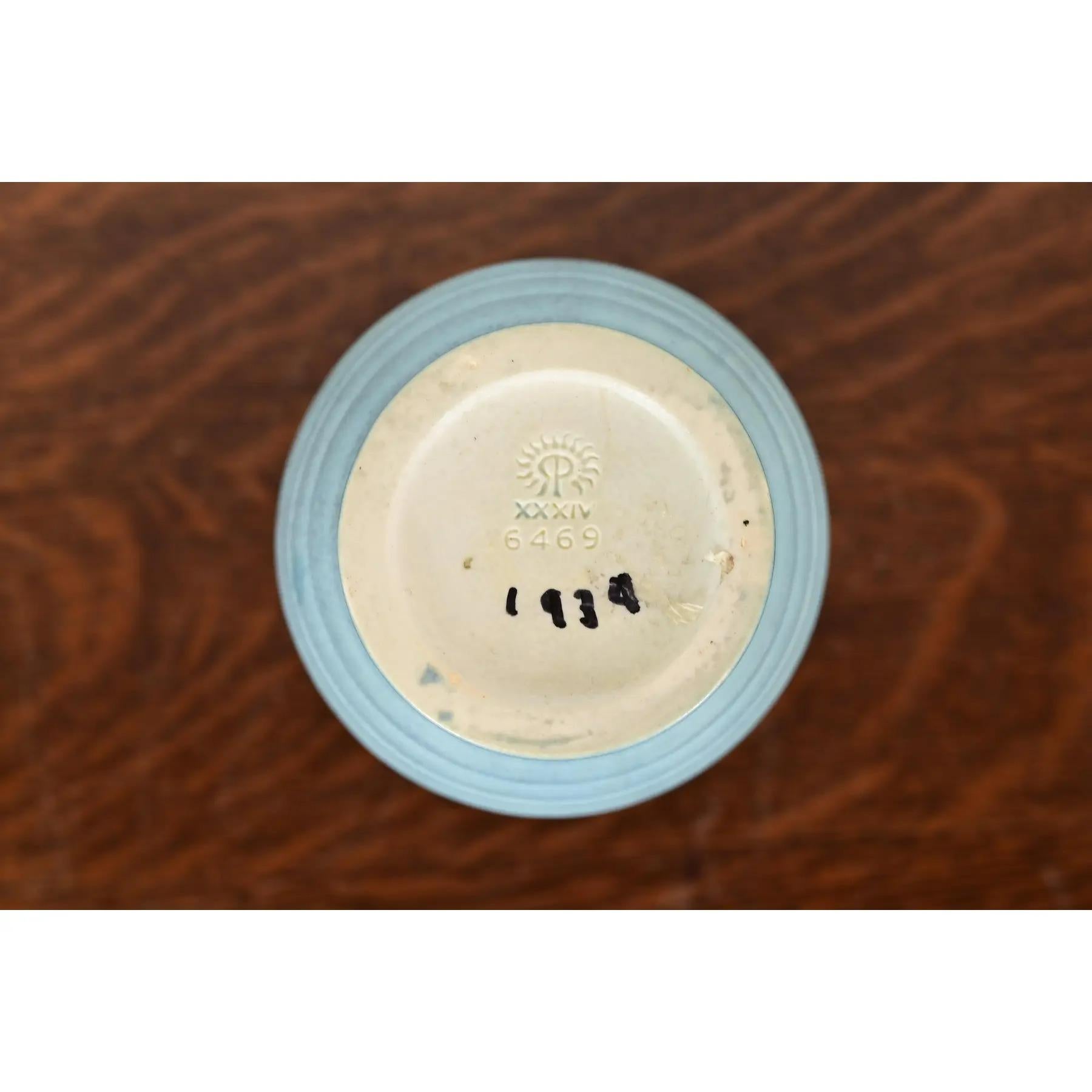 Rookwood Pottery Arts & Crafts Vase aus glasierter Keramik, 1934 im Angebot 4