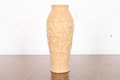 Rookwood Pottery Arts & Crafts Large Glazed Ceramic Dogwood Decorated Vase, 1922