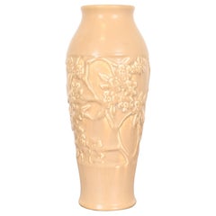 Rookwood Pottery Arts & Crafts Large Glazed Ceramic Dogwood Decorated Vase, 1922