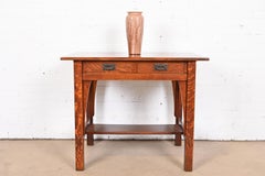 Rookwood Pottery Arts & Crafts Large Glazed Ceramic Lily Decorated Vase, 1944