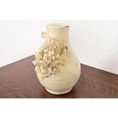 Rookwood Pottery Style Arts & Crafts Large Blossom Pottery Vase, Circa 1940s
