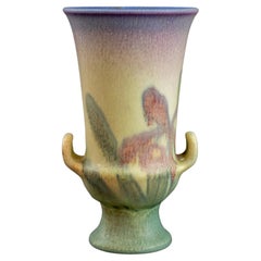 Antique Rookwood Pottery Vellum Floral Vase, 1935