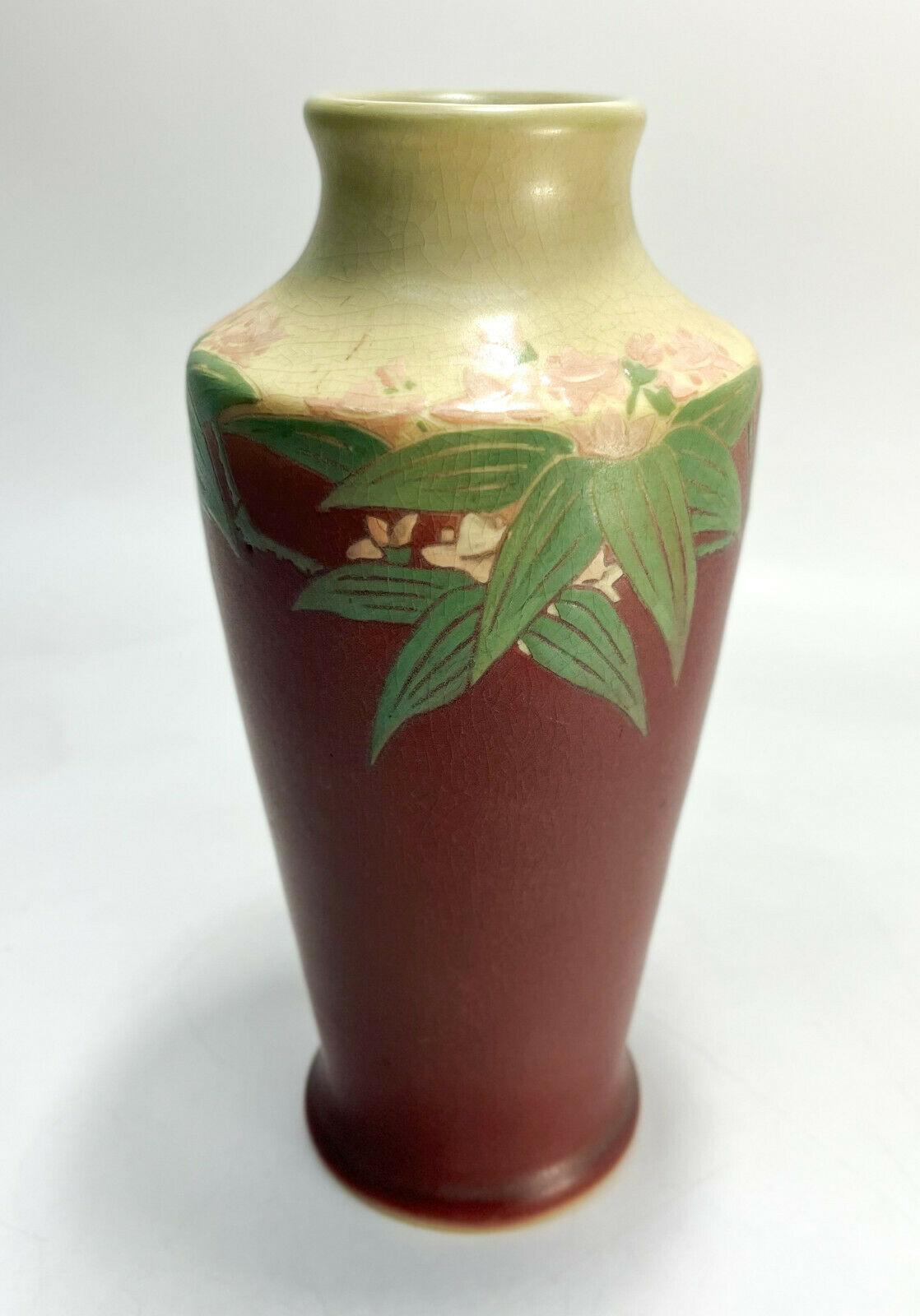 Rookwood Pottery Vellum Porcelain Vase #1920 by Lorinda Epply, 1912 In Good Condition In Gardena, CA