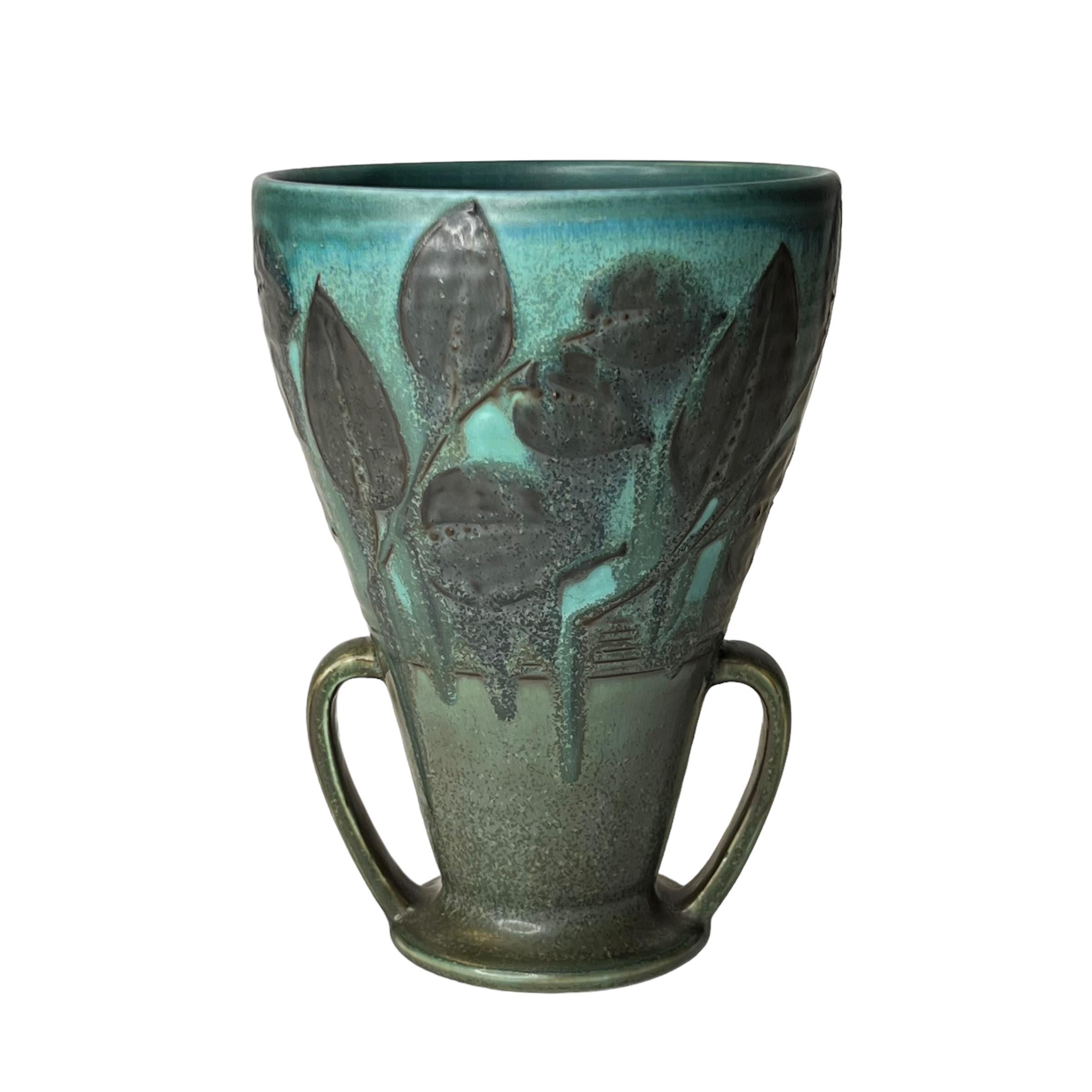 American Rookwood Vase by William Ernst Hentschel Dated 1929 For Sale