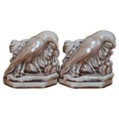 Rookwood William McDonald 1948 XLVIII Rook Bird Raven Library Bookends 5"