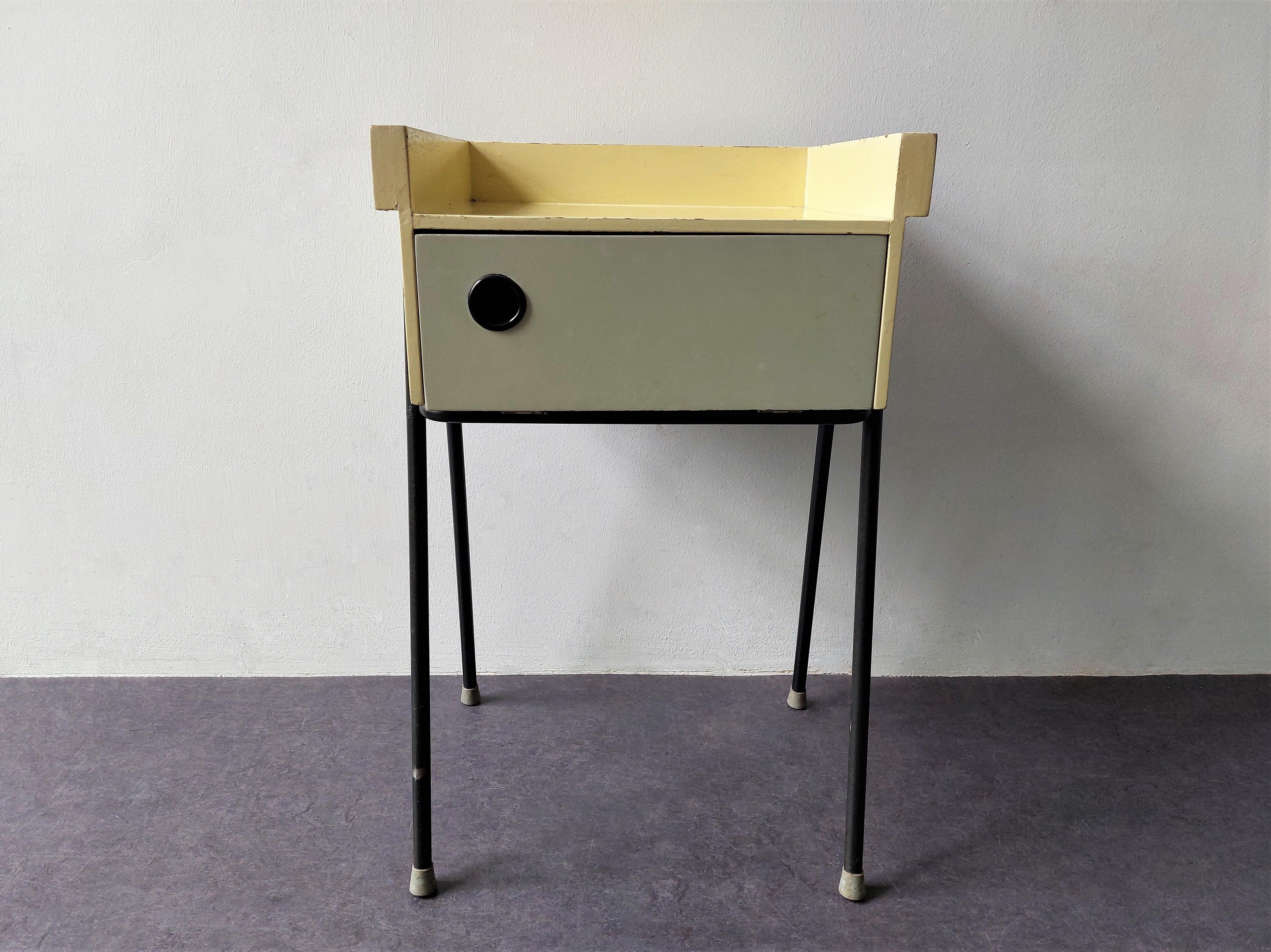 Mid-Century Modern Room '56 Nightstand by Rob Parry for Dico, The Netherlands, 1950's For Sale