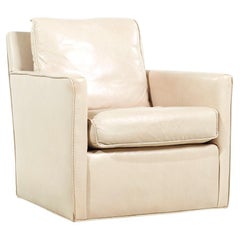 Room & Board Leather Swivel Lounge Chair
