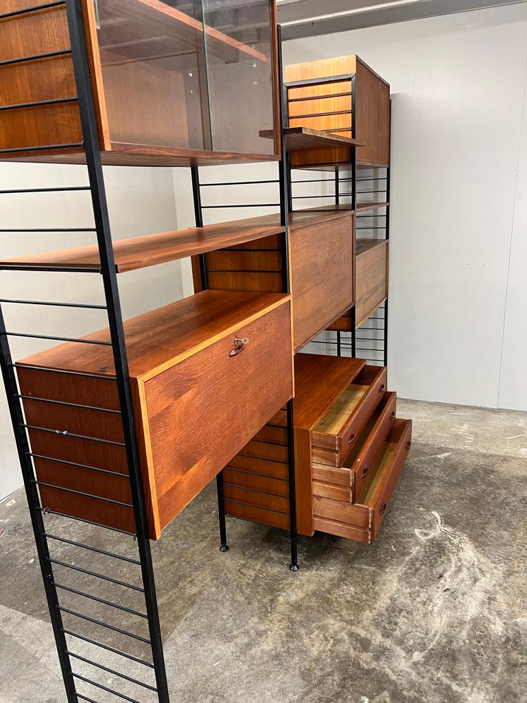 Room devider Sistema di scrivanie a scaffale freestanding ricercato da Staples  1960's in vendita 5