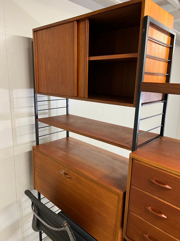 Room devider Sistema di scrivanie a scaffale freestanding ricercato da Staples  1960's in vendita 8