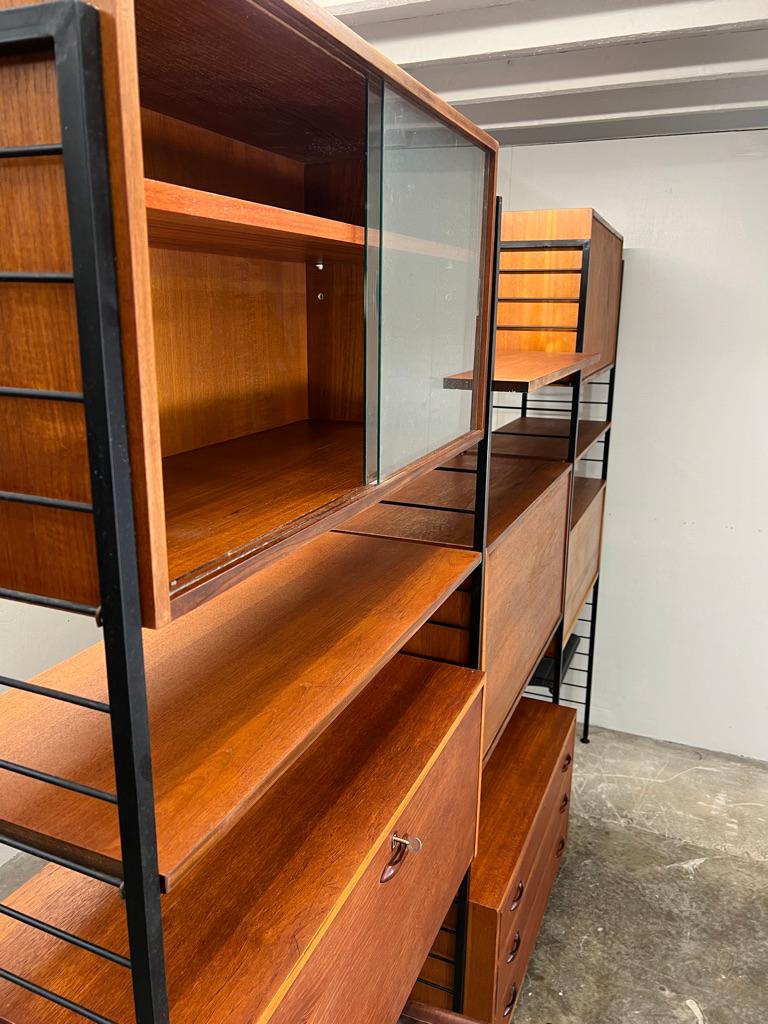Room devider Sistema di scrivanie a scaffale freestanding ricercato da Staples  1960's in vendita 9