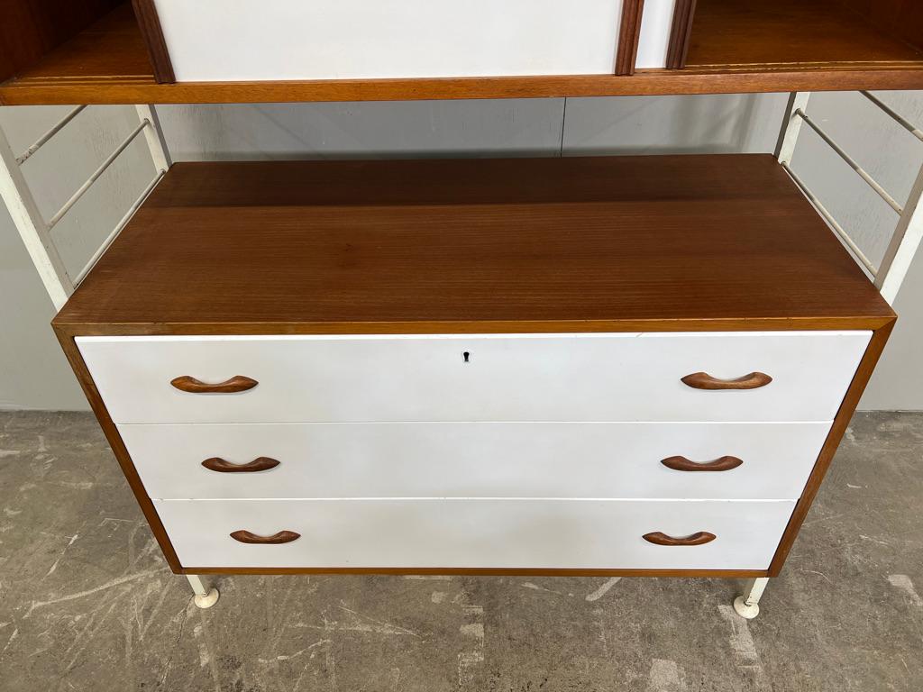 Room devider freestanding sought after shelving system by Staples from the 1960 For Sale 3