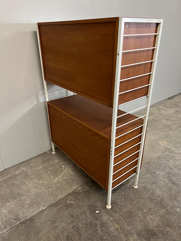 Room devider freestanding sought after shelving system by Staples from the 1960 For Sale 5