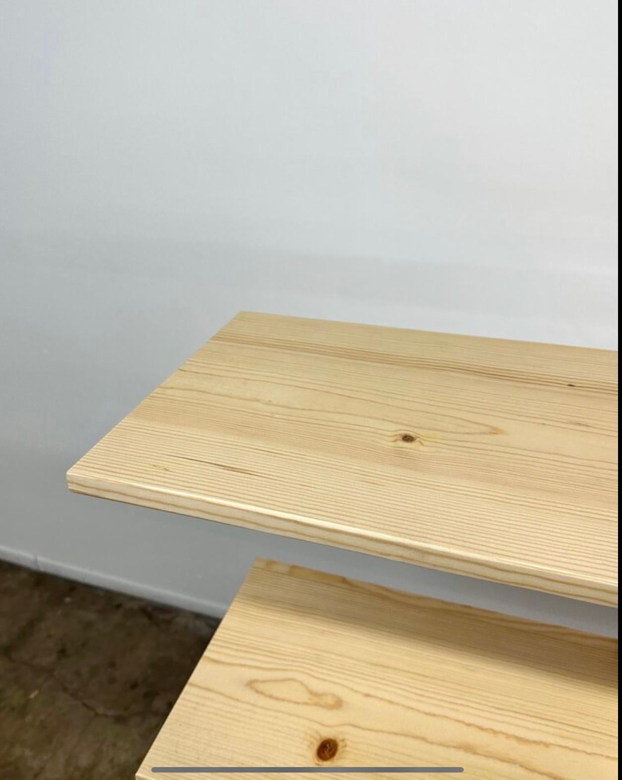 Room divider Bookcase by Niels Gammelgaard for Ikea reworked by Vintage on Point In Good Condition For Sale In Los Angeles, CA