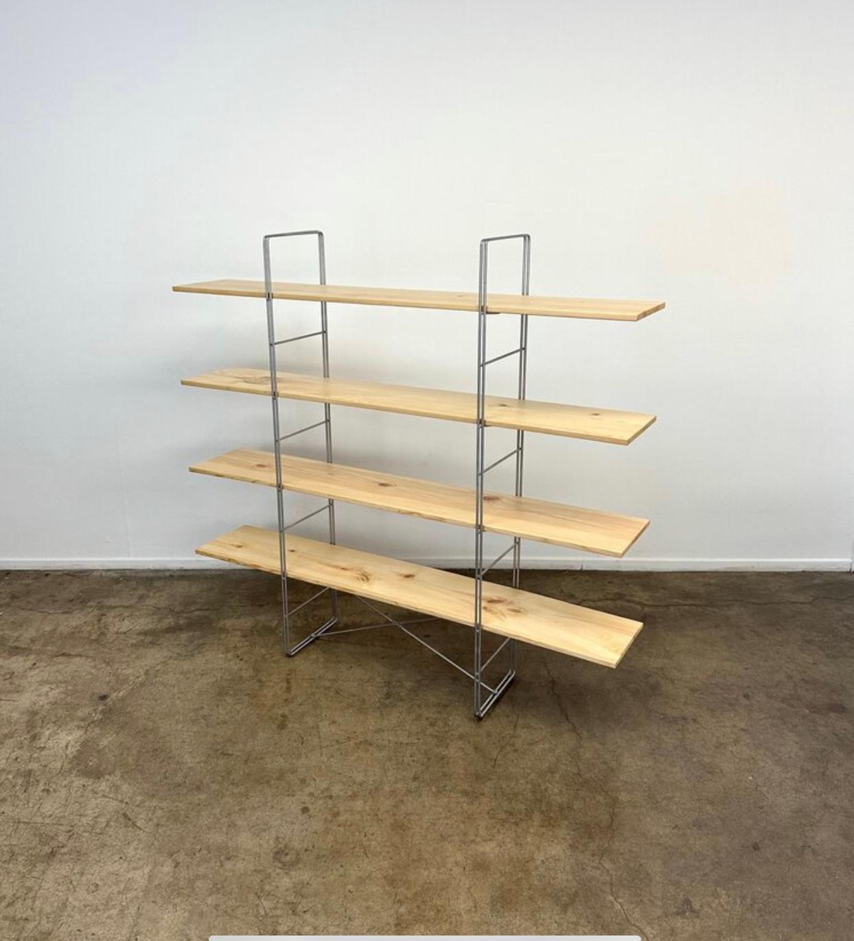 Contemporary Room divider Bookcase by Niels Gammelgaard for Ikea reworked by Vintage on Point For Sale