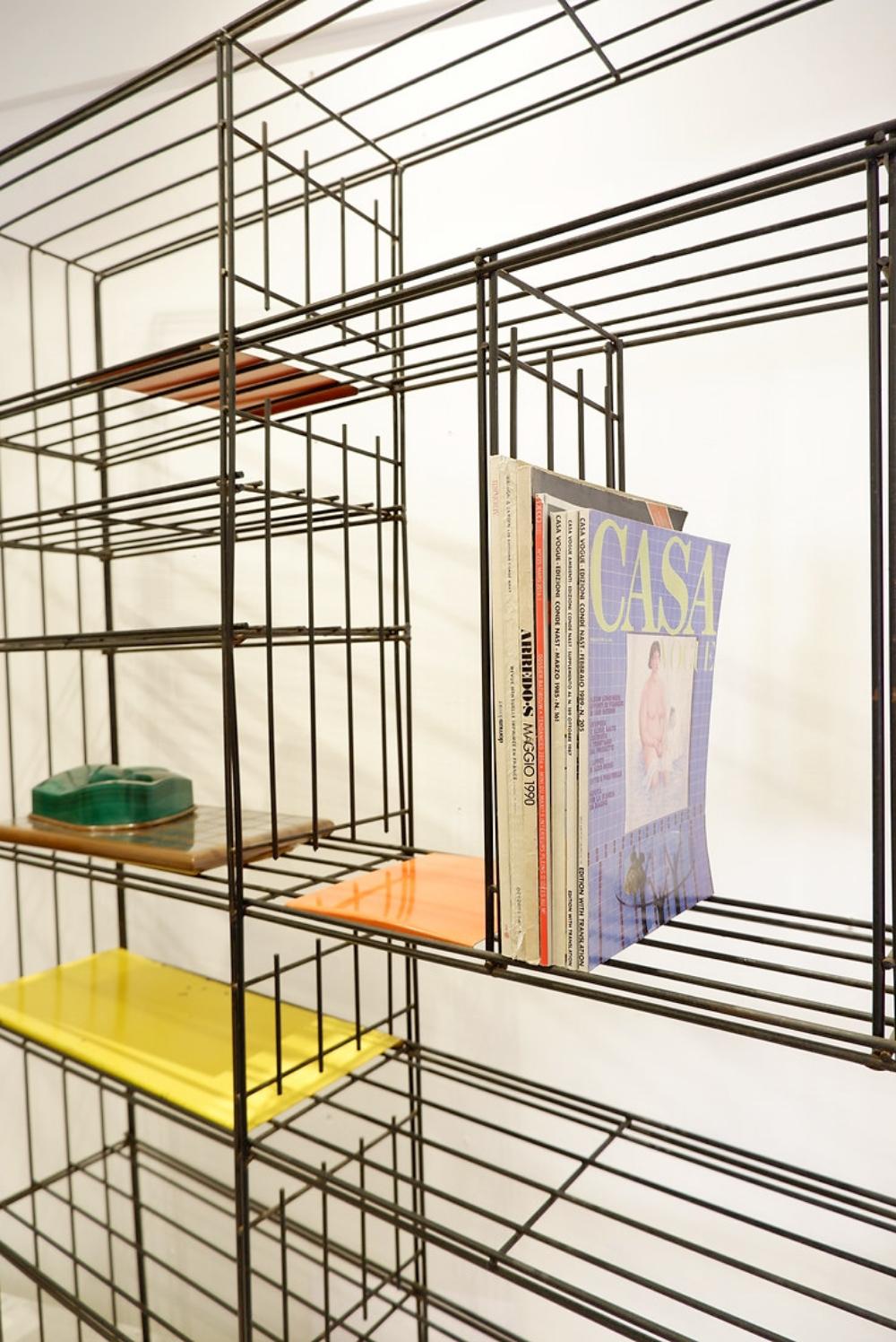 Divisorio/libreria di Tjerk Reijenga per Pilastro - Olanda 1960 in vendita 7