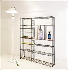 Separador de ambientes/estantería de Tjerk Reijenga para Pilastro - Holanda Años 60