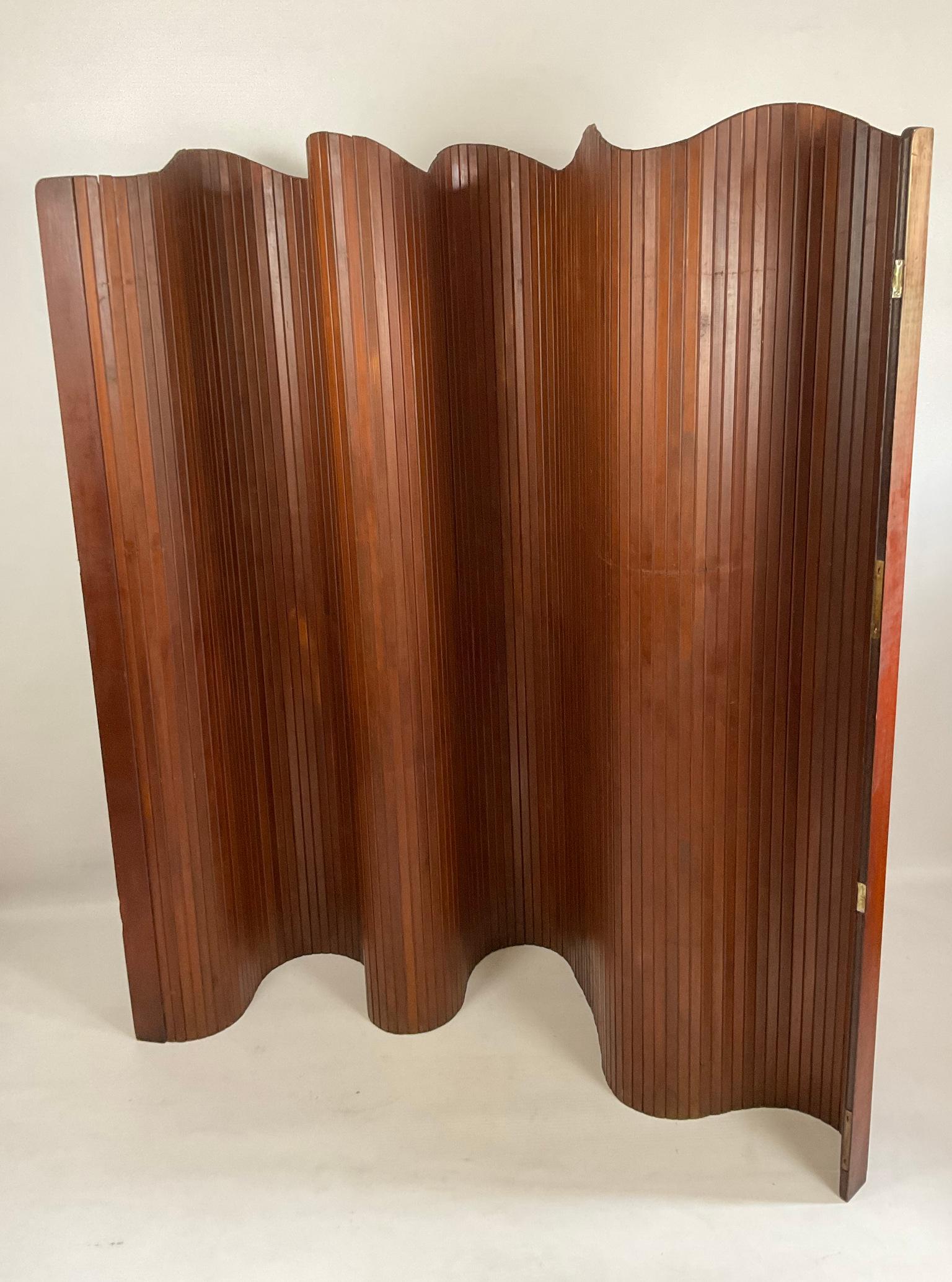 Room Divider Screen by Baumann Fils & Cie Stores Paris Melun France 1950s 1