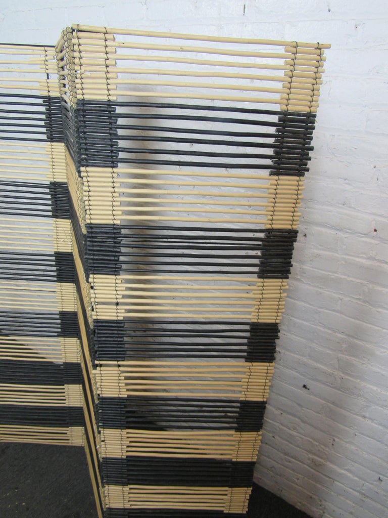 Mid-Century Modern Room Divider Screen For Sale