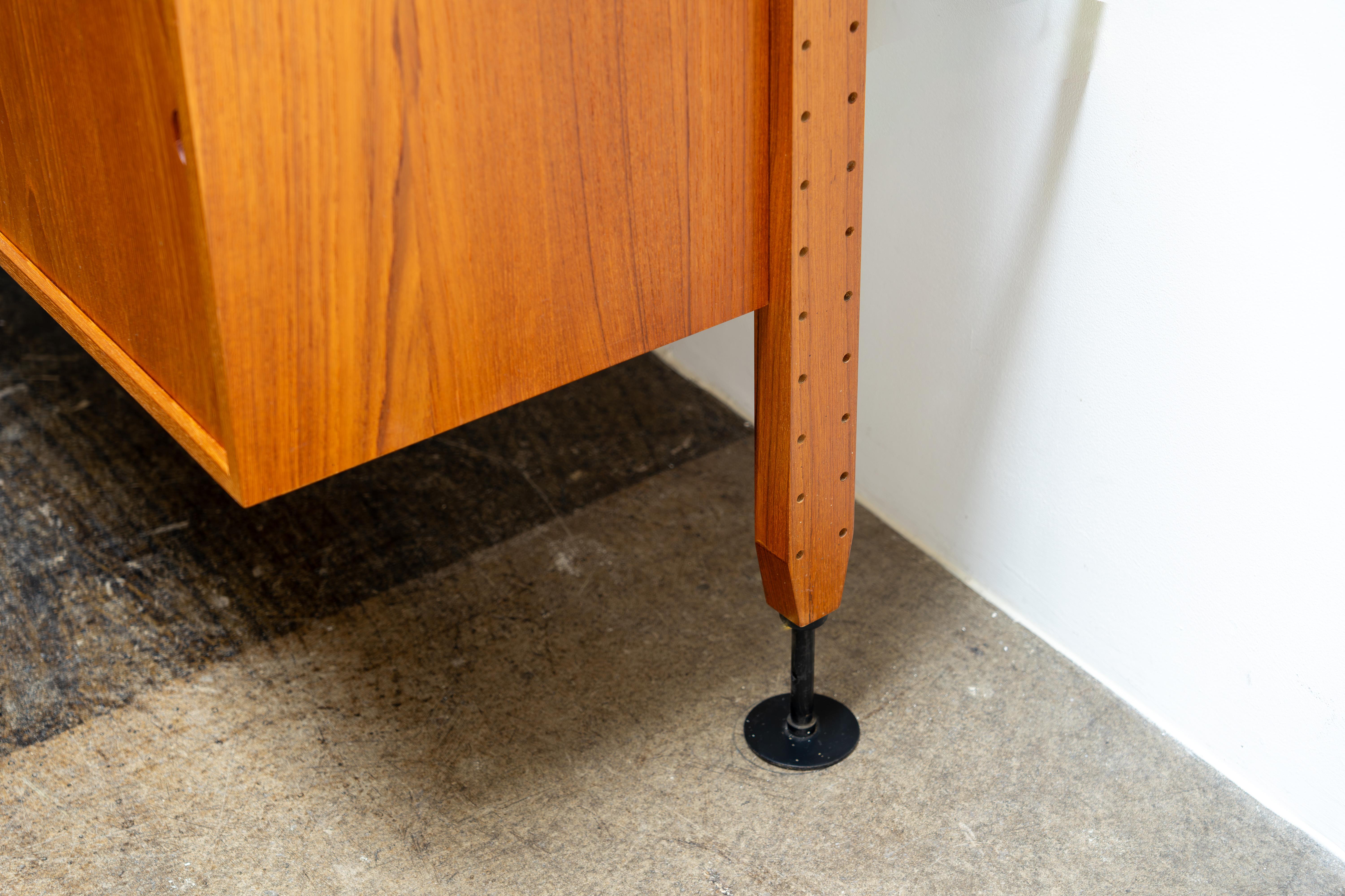 Room-Divider Teak Shelf by Poul Cadovius, Denmark 1960s 3