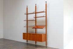 Room-Divider Teak Shelf by Poul Cadovius, Denmark 1960s