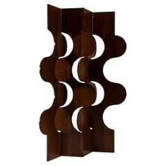 Room Divider Veneered in Teak, Italy 1970s
