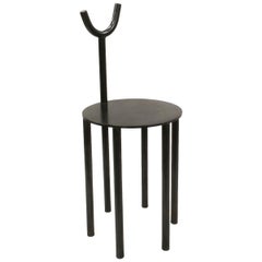 Room for Irregularities Contemporary Side Chair in Steel 