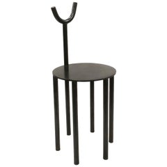 Room for Irregularities Contemporary Side Chair in Steel