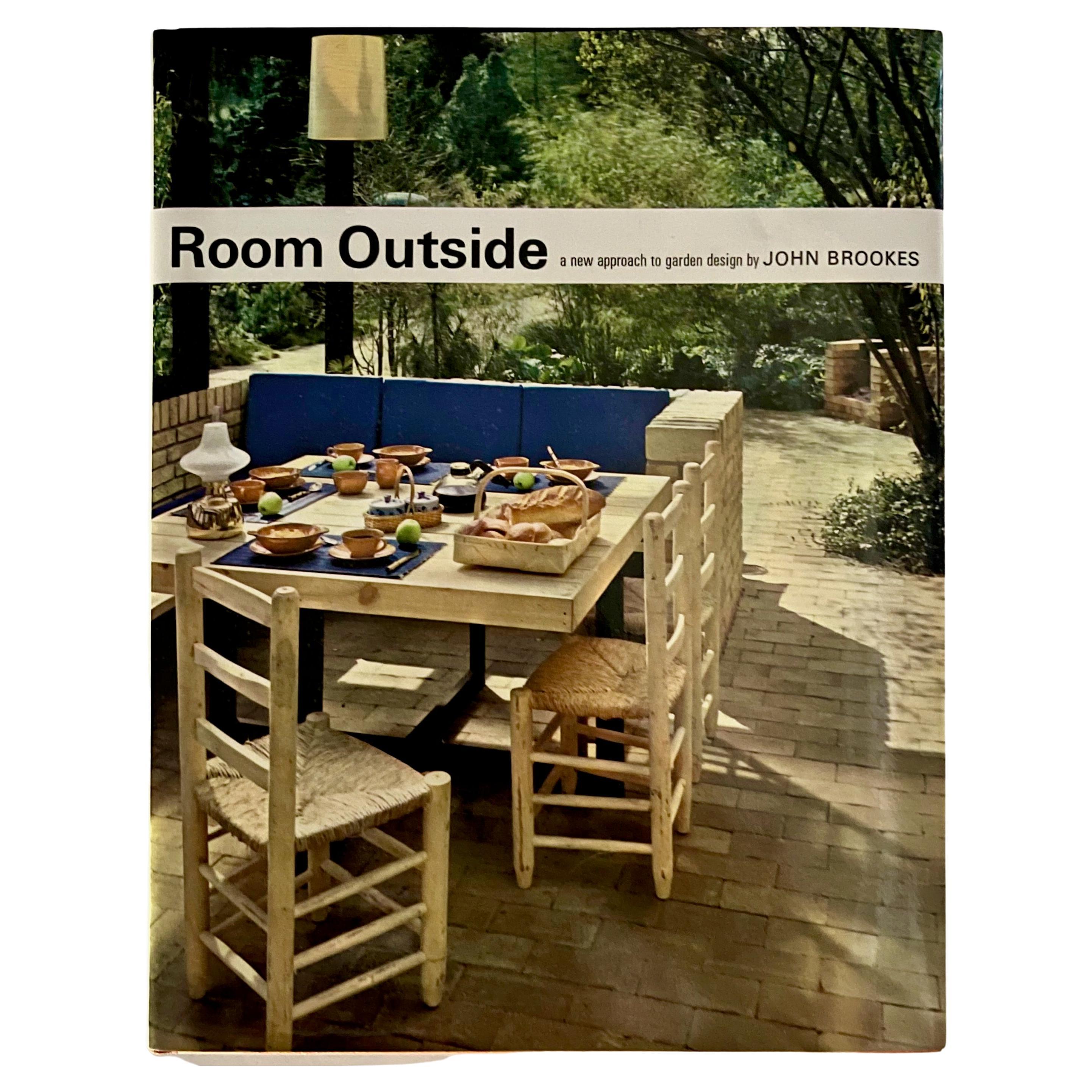 Room Outside: A New Approach to Garden Design - John Brookes - 1st Ed, T&H, 1969