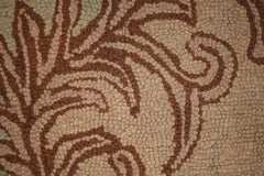 Room Size American Hooked Rug with Soft Colors