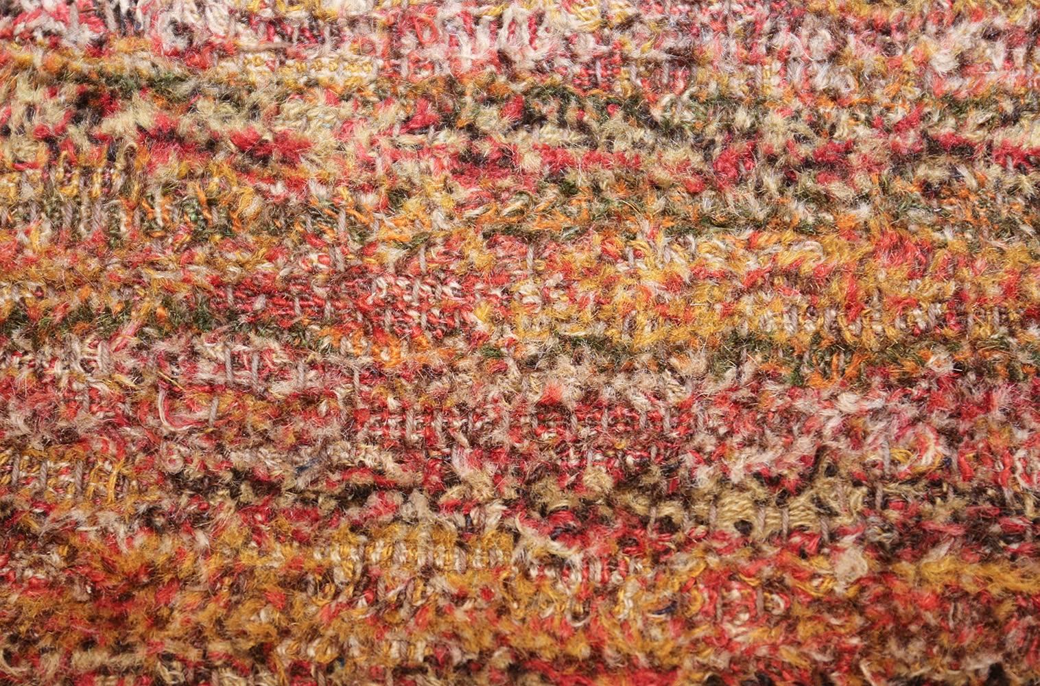 Wool Antique American Chenille Carpet. 8 ft 8 in x 13 ft 9 in For Sale