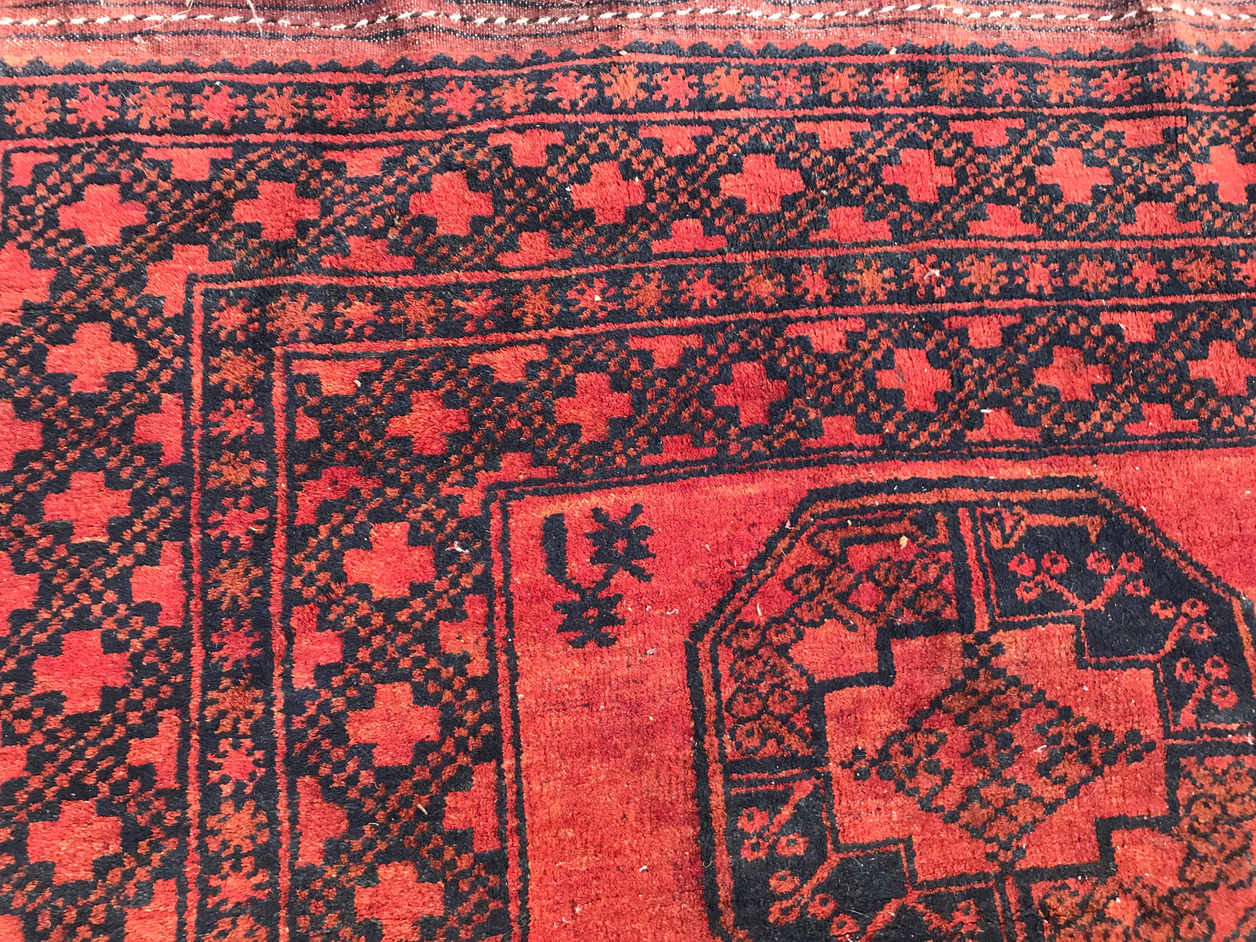 Room Size Antique Ersari Afghan Rug 3