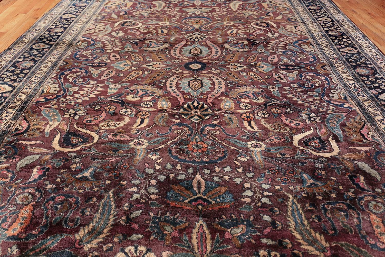 Antique Persian Khorassan Rug. Size: 10' x 14' 7