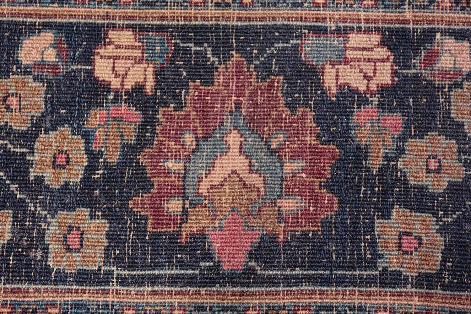 Breathtaking and quite rare room size antique purple Persian Khorasan rug, country of origin / rug type: Persian rug, circa date: 1920. Size: 10 ft x 14 ft 7 in (3.05 m x 4.44 m).