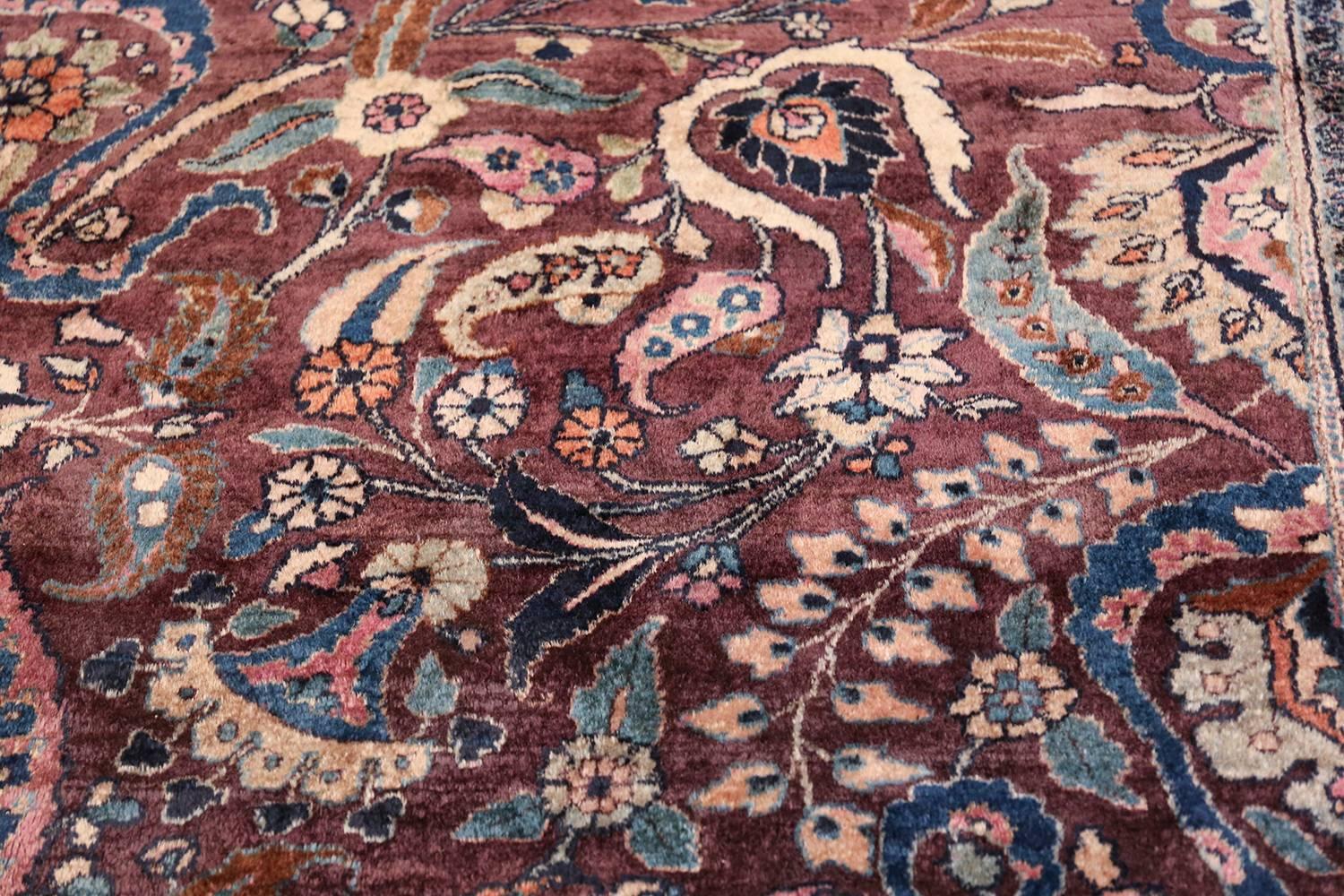 Wool Antique Persian Khorassan Rug. Size: 10' x 14' 7
