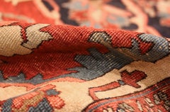 Antiker Serapi-Perserteppich. Größe: 9 Fuß x 10 Fuß 9 Zoll