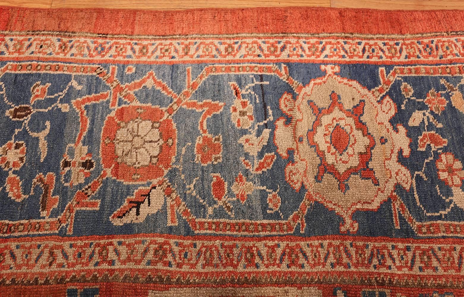XIXe siècle Tapis persan ancien de Sultanabad. Taille : 10 ft 4 in x 14 ft  en vente