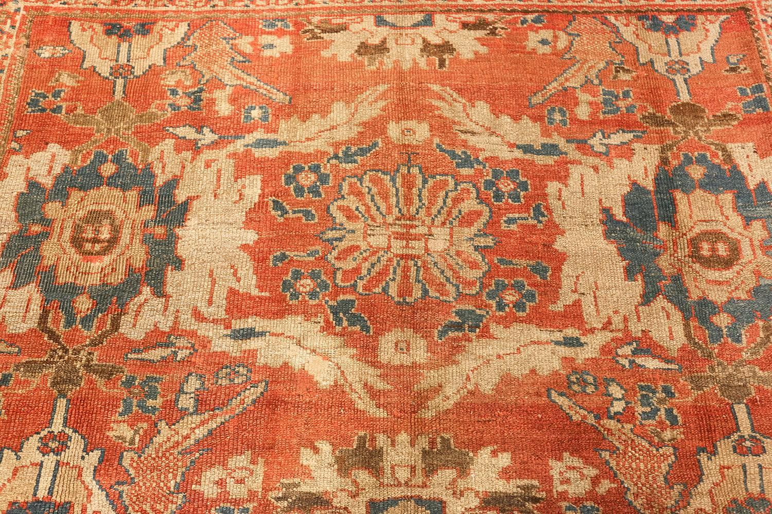 Antique Sultanabad Persian Rug. Size: 10 ft 4 in x 14 ft  For Sale 1