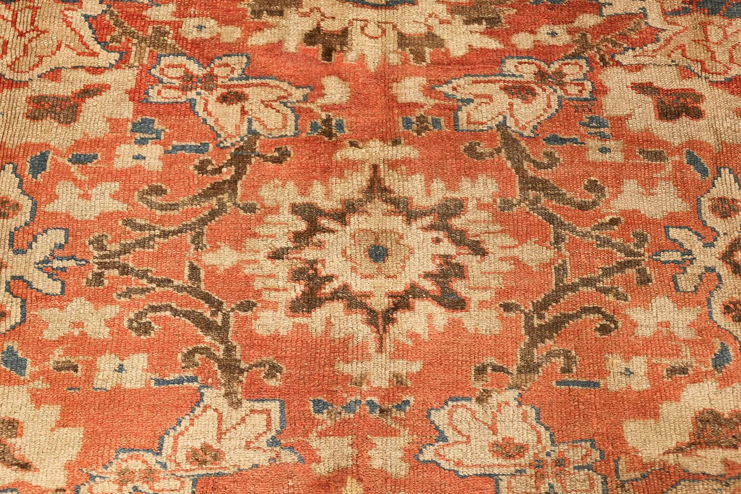 Antique Sultanabad Persian Rug. Size: 10 ft 4 in x 14 ft  For Sale 2